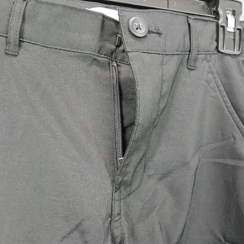 Old Navy‎ Chino Shorts Boys 8 Black Stretch Flat Front Golf Tennis Resort Wear